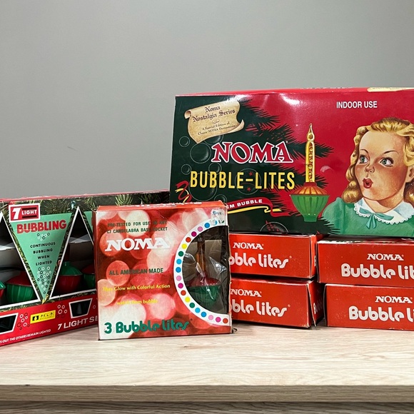 NOMA BUBBLE- LITES Nostalgia Series 1 String Lites & 3 Replacement Bulbs - Picture 16 of 16
